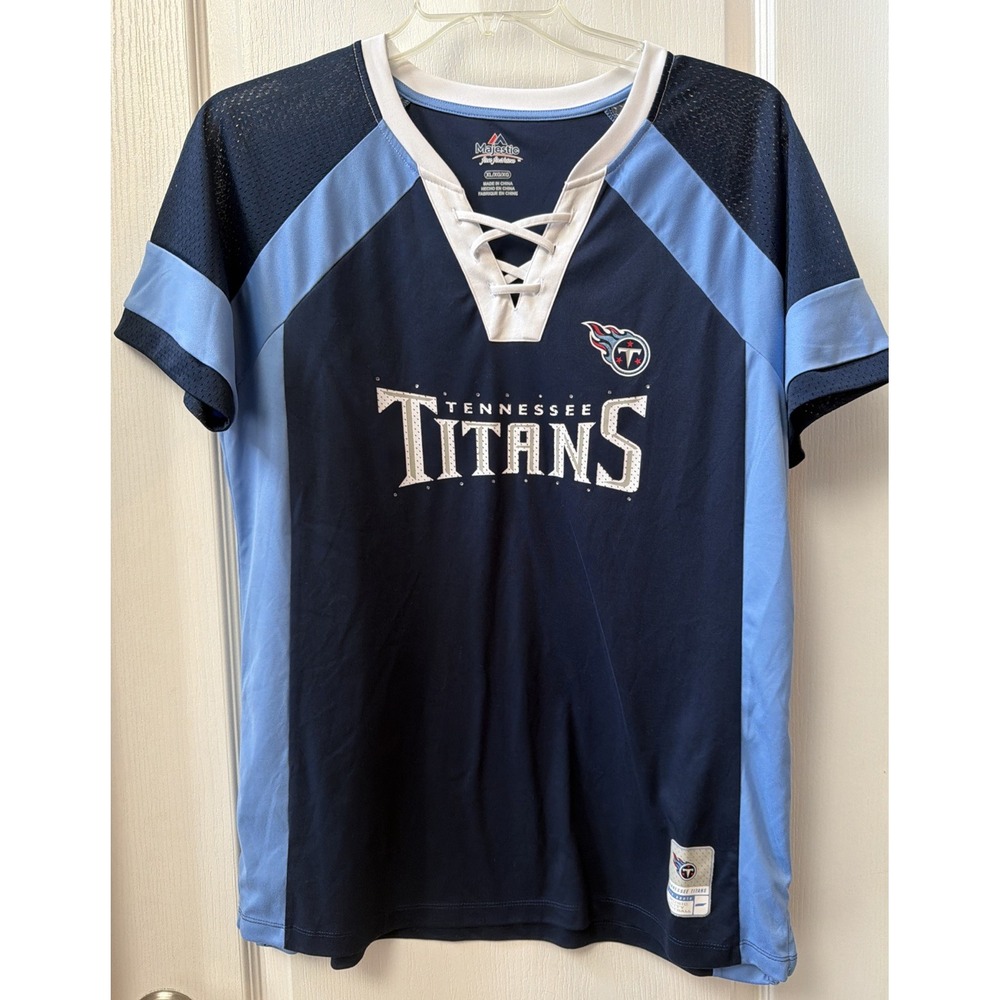 Majestic Tennessee Titans Women's Bedazzled Jersey X-Large